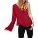 thumbnail image 1 of Blusa de Un solo hombro para mujer Sanctuary Clothing roja XL Un hombro, 1 of 1