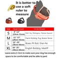thumbnail image 4 of Adjustable Breathable Mesh Bulldog Muzzle for Short Snout Dogs - Prevent Biting, Chewing, Licking, Grooming - Orange N-S, 4 of 4