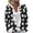 BJ37_Black, variant on IYYVV Womens Halloween Cardigan Sweaters Ghost Print Button up Cardigans Fall Winter Warm Sweater Coats Black S
