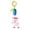 b_A, variant on Kiddiway Baby Wind Chime Stroller Hanging Toy - Cute Plushies, Plush Figurine, Baby Rattles, Gentle Chime Sounds, Sensory Play, Easy Attach to Car Seat/Stroller/Crib,c