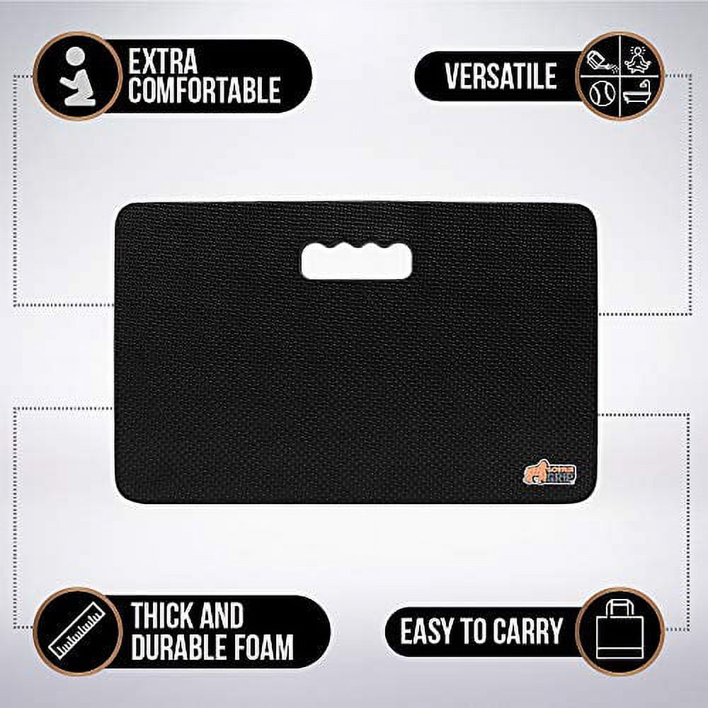 Thick and durable, the Gorilla Grip Kneeling Pad provides firm