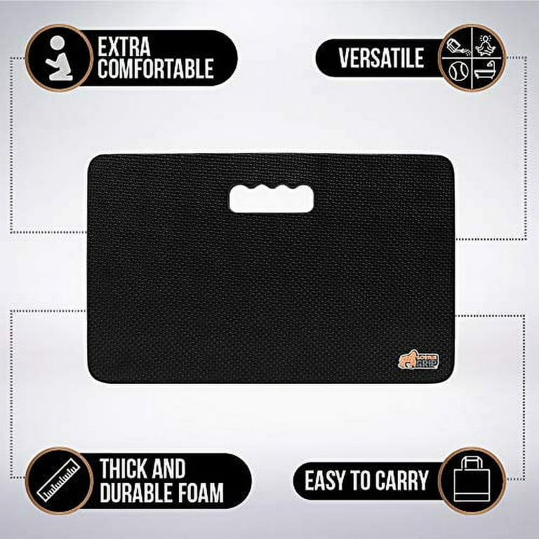 Gorilla Grip Extra Thick Kneeling Pad, Supportive Soft Foam Cushioning for  Knee, Water Resistant Construction for Gardening, Bat