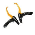 thumbnail image 2 of Ensemble de Leviers de Frein de Vélo en Alliage d'Aluminium Composants de Réparation Accessoires de Remplacement Enfants Kids VTT Bicyclette Levier de Frein en V Or, 2 of 9