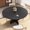 black, variant on Gaderth 47" Wooden Round Dining Table Seats 4–6, Circle Kitchen Table, Rustic Farmhouse Circle Kitchen Table, Space-Saving Design for Apartment, Breakfast Nook