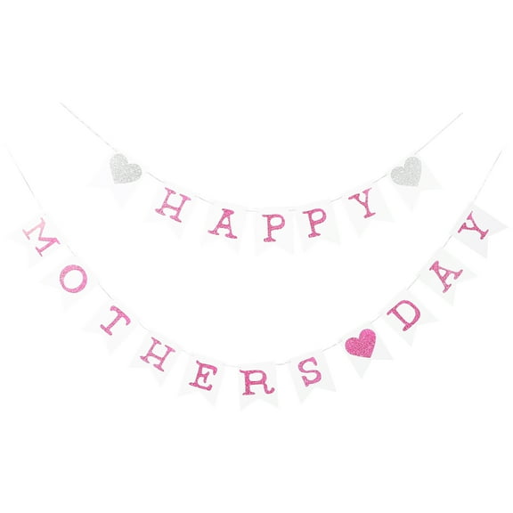 1 Set Mother’s Day Banner Mother's Day Bunting Garland Mother's Day Party Decoration Photo Prop