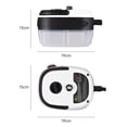 thumbnail image 2 of M Buder Multifunctional High Pressure Portable Handheld Steam Cleaner, 1500W Fast Heating Machine, 6-Gear Adjustment, 105C/221F, for Kitchen Bathroom Floor Auto, White (59.06 inches / 1.5 M Cord), 2 of 5
