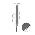 thumbnail image 2 of Uxcell 2 piezas Lima de Molino 6 Pulgadas 3.3mm Lima Plana de Corte Simple de Acero al Carbono para Desbarbar y Remover Material, 2 of 6