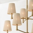 thumbnail image 4 of Capital Lighting 454581MA Mira 8 Light 38" Wide Chandelier - Brass, 4 of 6
