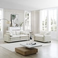 thumbnail image 3 of Miekor Furniture Modern Living Room Sofa Two Pieces Set, Suitable For Living Room And Small Apartment, 2 Pieces Sofa Set Consists Of A Single Seat Sofa And A 2-Seater Sofas, Beige Corduroy 00682, 3 of 12