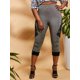 thumbnail image 3 of Talla grande Inserción de encaje Pegamento flaco Rosegal Leggings de talla grande, 3 of 5