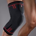 thumbnail image 1 of 1 Pcs Compression Knee Support Sleeve Elastic Breathable Knee Pads Brace Springs Gym Sports Protector Basketball Volleyball Run, 1 of 5