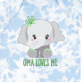 thumbnail image 4 of Inktastic Oma Loves Me Cute Baby Elephant Boys or Girls Baby Bodysuit, 4 of 5