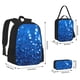 thumbnail image 2 of Balery A Blue Glitter Mochila escolar 3 en 1 para niños: mochila resistente con lonchera térmica y estuche para lápices. Mochila escolar para niños y niñas., 2 of 7