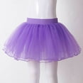 thumbnail image 4 of vastwit Girls Ballet Ballet Dance Tutu Skirts Crinoline Slip Petticoat Birthday Dress Up Underskirt Purple L, 4 of 7