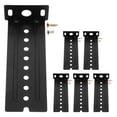 thumbnail image 1 of Shisuyan 1 Set of Heavy Duty Keyboard Slides Brackets Drawer Replacement Parts Rear Mounting Brackets For Keyboard Glides Side Mount Drawer Slides Bracket, 1 of 9