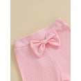 thumbnail image 6 of Bagilaanoe Toddler Baby Girl Flare Pants Ribbed Elastic Bell Bottoms 6M 12M 18M 24M 3T 4T Kids Fall Ruffle Trousers, 6 of 8