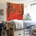 thumbnail image 4 of DaShan Fall Forest Tapestry Wall Hanging,Red Maple Tapestries for Dorm Living Room Bedroom Decor 50x60 Inches, 4 of 6