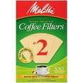 thumbnail image 2 of Melitta Cone Coffee Filter #2 100 Count- Natural Brown, 2 of 4