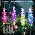 thumbnail image 5 of Rirool Solar Lights Outdoor, 4 Pack Delphinium Solar Garden Lights with 36 LEDs, Waterproof Solar Flowers for Yard, Patio, Lawn Décor, 5 of 8
