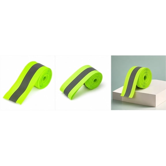Masteelf 1 Roll Fabric Tape High Visibility Reflective Tape Warning Caution Tape For Party