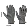 thumbnail image 2 of Outdoor Ice Silk Driving Cycling Nonslip Summer Gloves Thin Mittens Fishing Gloves Sun Protection BLACK, 2 of 8