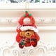 thumbnail image 1 of Xihbxyly Adorno Navideño Colgante con Diseño de Ciervo y Muñeco de Nieve, Estilo Festivo, para Colgar En La Pared, Ideal para Fiestas de Navidad y Bodas, Hecho de Tela, Juego de 1 Pieza., 1 of 2