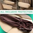 thumbnail image 4 of MODANU 1 Pair Universal Fit Automotive Front Seat Armrest Cover, Cloth Fabric Armrest Protectors for Cars,Trucks, SUVs,and Van(Beige), 4 of 7