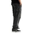 thumbnail image 4 of Outfmvch cargo pants for men Corduroy Multi Pocket Straight High Street Loose Overalls pants for men cargo pants, 4 of 4