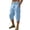 Sky Blue, variant on Mens Linen Shorts with Pockets Under Knee Length Stretch Waist Loose Fit Shorts Casual Breathable Lightweight Drawstring Cargo Shorts