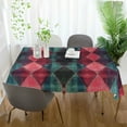 thumbnail image 3 of Yayeee Tablecloths 54" x 72" Rectangle Wrinkle Resistant Party Table Cover, Vibrant Green Tartan Pattern, 3 of 8