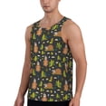 thumbnail image 2 of Gaeub Funny Sloths In The Forest Men's Athletic Tank Top, Workout Sleeveless Shirts, Running Tank Tops for Gym, Running, Training - X-Large, 2 of 9