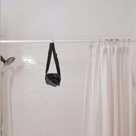 FONDOTIN Black Foldable Silicone Tub For Portable Showers 1 Set