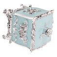 thumbnail image 4 of Household Cotton Pad Storage Box Flower Embossment Makeup Sponge Storage Box, 4 of 9