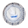 thumbnail image 3 of Vajilla de Porcelana con Vaso Crown Baccara 16 piezas para 4 personas - Tribalblue, 3 of 5