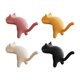 thumbnail image 1 of Ganchos para escritorio con forma de gato, sin taladro, organizadores de escritorio para llaves, bolsos y auriculares., 1 of 8