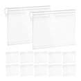 thumbnail image 1 of HOOWIFFY 120Ud Soporte Transparente Para De Precio En Estantes De PVC Reutilizable, 1 of 8