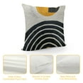 thumbnail image 4 of ONETECH Boho Stylish  Throw Pillow Covers Tribe Modern Round Arched Geometric Decorative Abstract Pillowcase for Bed Couch Living Room ,Tan and Black, 4 of 5