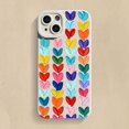thumbnail image 3 of Funda para teléfono con pintura al óleo y corazón de amor rosa para iPhone 16, fundas para iPhone 14, 15 Pro Max, 11, 12, 13 Mini, XS, XR, X, 7, 8 Plus, SE2, carcasa trasera, 3 of 5
