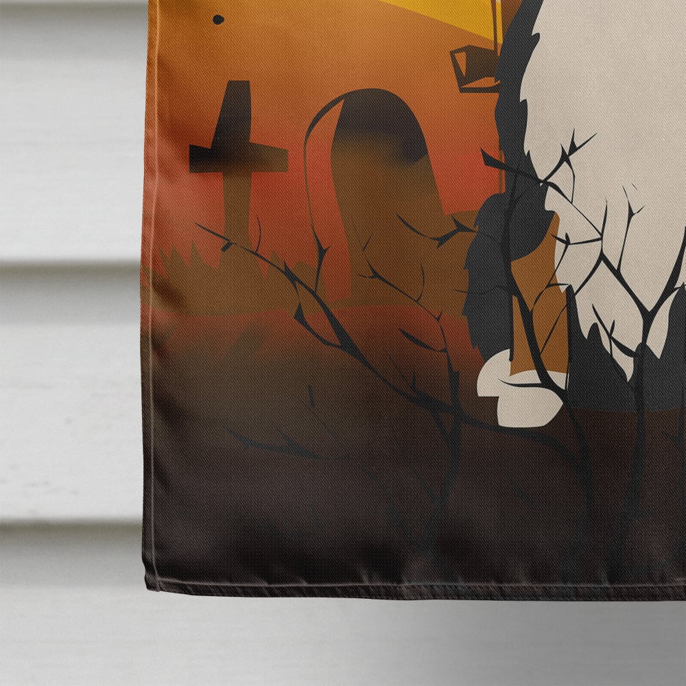 Caroline's Treasures BB4302CHF Halloween Bernese Mountain Dog Flag Canvas House Size , Large, multicolor