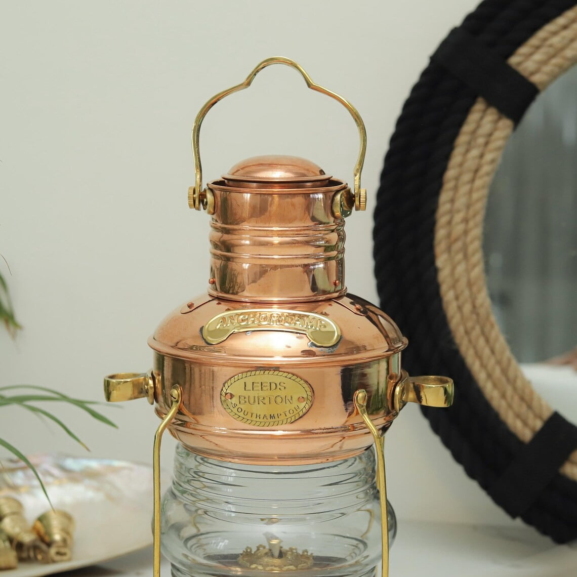 Personalized Handmade Oil Lantern, Nautical Table Lamp, Maritime Ship oil Lantern, Vintage Style Burner Lantern, Hanging Light Oil Lamp