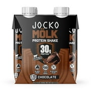 Jocko Fuel Protein Shake, Chocolate, 11oz, 4 Count, 30g Protein