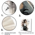 thumbnail image 3 of Designart "Asian Art Geishas beauty VI" Asian Floater Framed Canvas Wall Art, 3 of 7