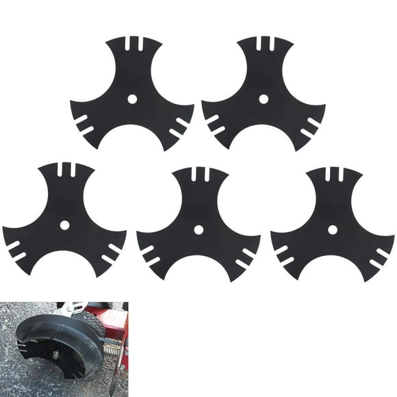 781-0748-0637 Cuchilla estrella para bordeadora de 3 lados de 9"" (agujero central de 5/8") para CRAFTSMAN CMXGZAM105017 Cuchillas para bordeadora Tri-Arc compatibles con MTD 781-0748 981-0748 7185767