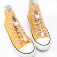 thumbnail image 4 of Lacets Ronds de Sport Sans Attaches, Dégagement Rapide, Verrouillage à Ressort Réglable, Lacets Élastiques, Accessoires de Chaussures pour Enfants et Adultes, Rouge Vin, 4 of 6