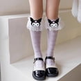thumbnail image 3 of Sanrios Hellokittys Cinnamoroll My Melody Kuromi zapatillas para niños zapatillas luminosas de dibujos animados zapatos planos casuales zapatos versátiles de caña alta, 3 of 5