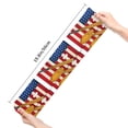 thumbnail image 2 of Honeii American Flag And Baseball Print Calf Socks Sports Socks Seamless Toe, Trouser Socks,Knee High Long Socks for Women and Men-One Size, 2 of 8