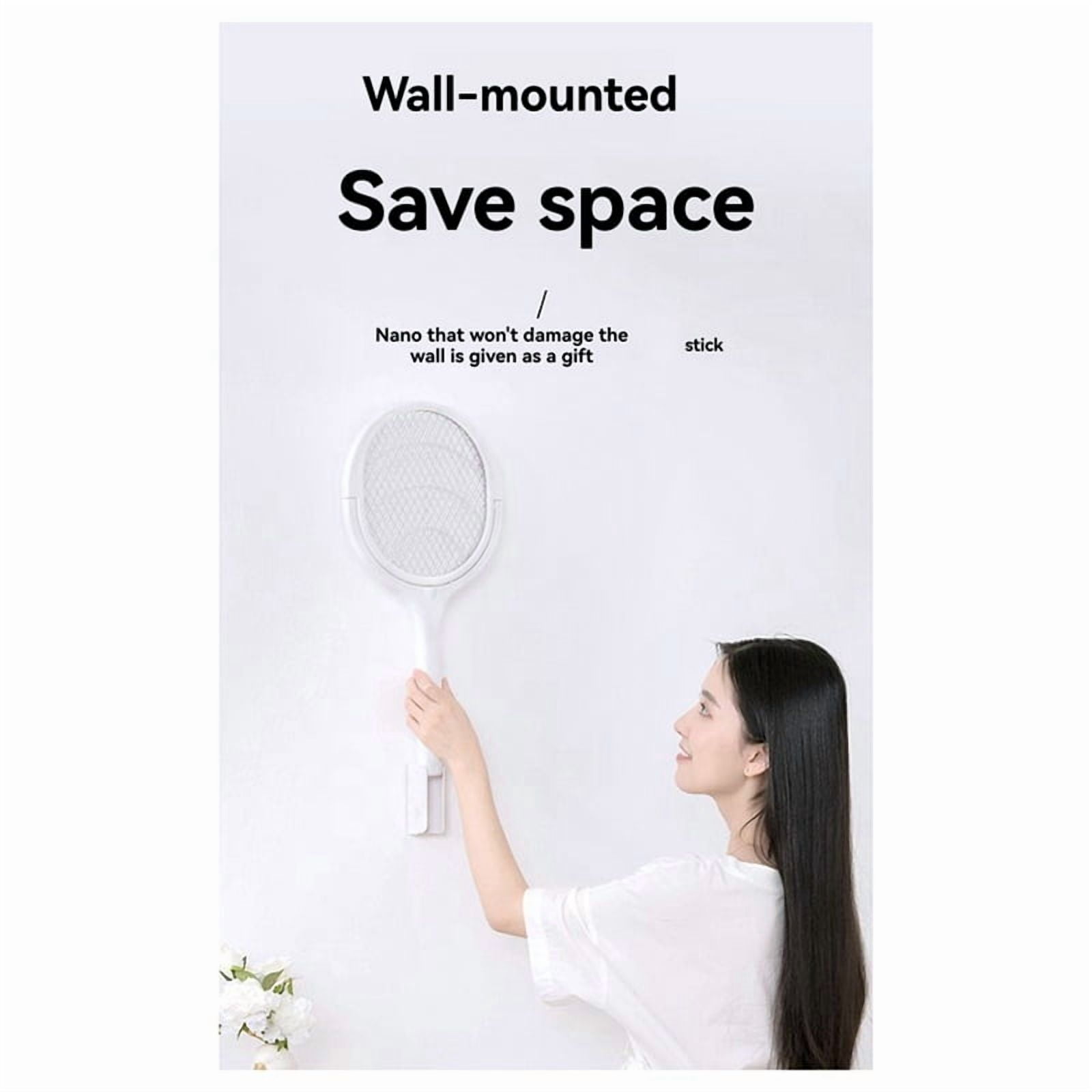 5 in 1 Fast Charging Racket Lure Fly Bug Safety Insulated Battery Powered Lamp ABS Adjustable Electric Mosquito Swatter