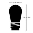 thumbnail image 3 of 2Pk - Satco 4-Pin S14 1W LED Replacement String Lamp Color RGBW Starfish IOT 12v, 3 of 4