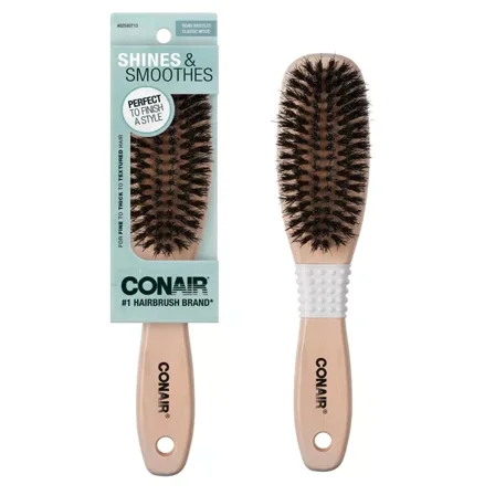 Ceramic Wood Boar Bristle All-Purpose Hair Brush - All Hair