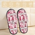 thumbnail image 2 of Fotbe Garden Gnomes Pantuflas Peludas para Mujer con Estampado, Zapatillas de Peluche, Zapatos de Invierno para Casa, Uso Interior y Exterior-Large, 2 of 8